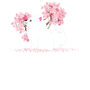 Japonais Kawaii Sakura - Spitz Dog