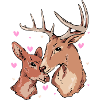 Deer Love Heart