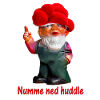 Bollenhut Gartenzwerg - Numme ned huddele