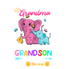 Elephant Grandma Loves Grandson