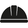 Helm Schutzhelm Bauarbeiter Icon