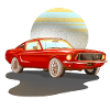 Auto rotes Auto