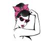 Retro Rockabilly Girl Gift