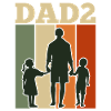 Far 2 Børn Papa 2 Sønner 2 Døtre Herrer