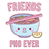 Cute Friends Pho Ever Pun