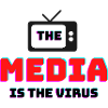 MEDIA IS THE VIRUS - Nyt T-shirt design - NY !!
