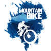VTT blanc bleu