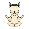 Yoga Dog Berger de Picardie