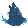 Heulender blauer Wolf - Guide Loup Bleu