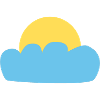 sun and cloud