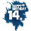 14 years birthday Happy Birthday