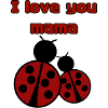I love you mom - ladybug