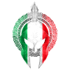 Casque Spartan Italie Drapeau