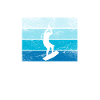Retro Kitesurfing Kiteboard Kitesurfer