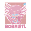 Bobalotl Boba Tea Axolotl