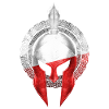 Spartan Helmet Poland Flag Polska