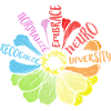 Embrace Neurodiversity Rainbow Sunflower