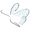 Butterfly Line Art - Minimalist with color