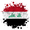 Conception de drapeaux Splash Irak