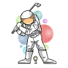 Astronaut Golf Golfer