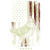 U.S. Flag - Woodcock Bird