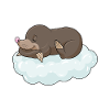 Mole on clouds