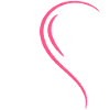 Half Heart Pink Love