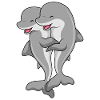 Dauphins Enfants Dames Filles Dauphin