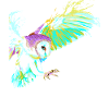Flying Splash Bird Owl