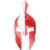 Spartan Helmet Sparta Red