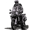 Adventure Biker - standing rider