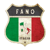 Fano Italia Stemma Bandiere Design