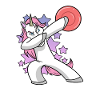 Dabbing Unicorn Frisbee Golf Disc Golf