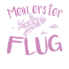 Mein Erster flug mädchen