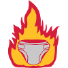 Fire diaper hot