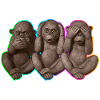 Tre scimmie sagge | 3 scimmie sagge