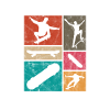 Skateboard Skater Skate Skating Gift