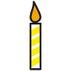 Candle Birthday Icon