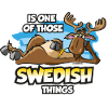 Moose chills in Sweden Scandinavia saying