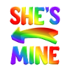 Hon är min bisexuella HBTQ-pridemånad
