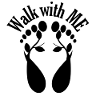 Walk with ME feet black
