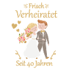 40 Jahre Verheiratet Rubinhochzeit Geschenk