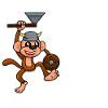 Gib dem Affen Zucker Spruch