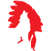 Indians - Indian Chief with Wolf