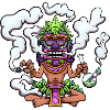 High Man With Tiki Mask