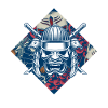 Samurai Japan Mask Art japonais