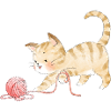 Playful kitten