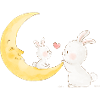 Maman avec bébé lapin
