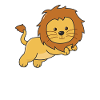 Lion cute animals for children Lion King