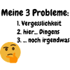 Meine 3 Probleme